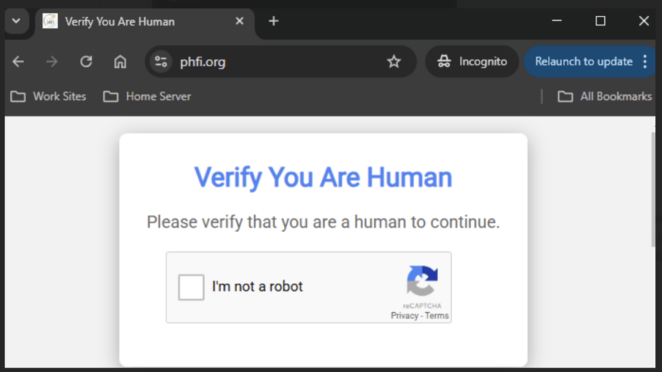 CAPTCHA Scams