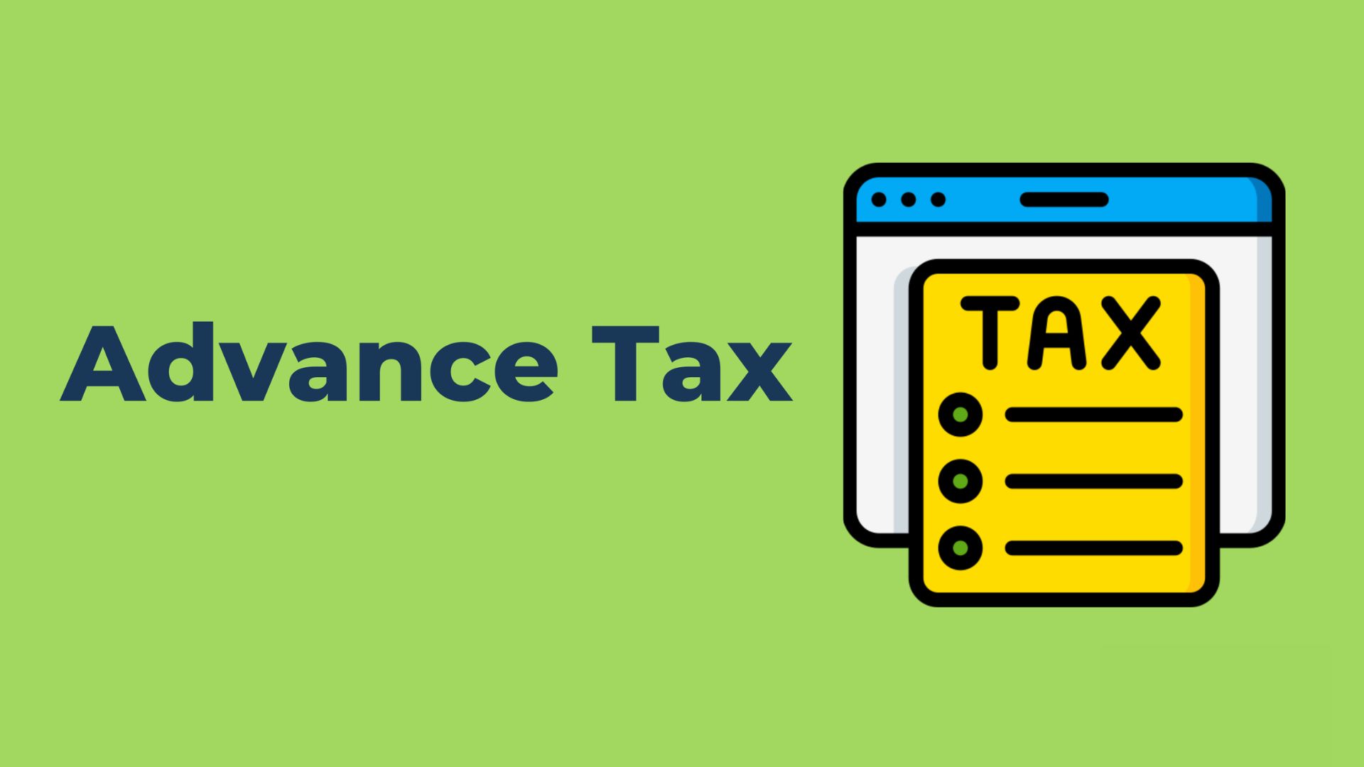 Advance Tax