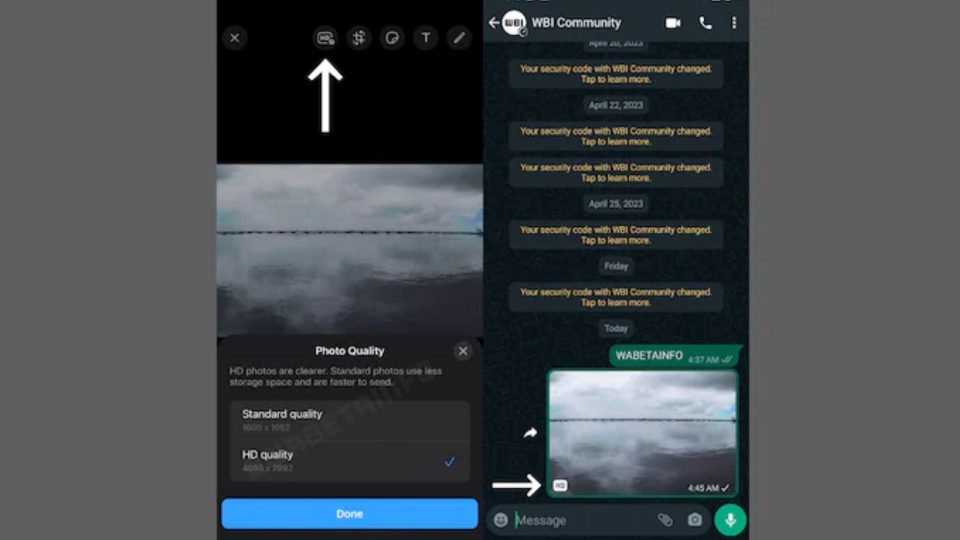 HD Quality Images Feature Is Now Rolling Out For The WhatsApp Users