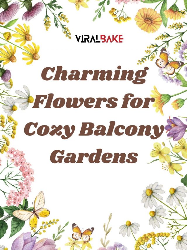 Charming Flowers for Cozy Balcony Gardens